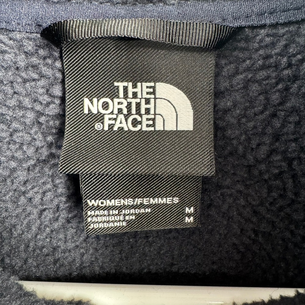 The North Face Fleece Pullover Womens Medium Black 1/4 Zip Sherpa NF0A55X2 - Picture 4 of 9